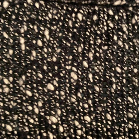 Eileen Fisher black/white 100% cotton open cardigan - long sleeve - medium - Picture 6 of 6